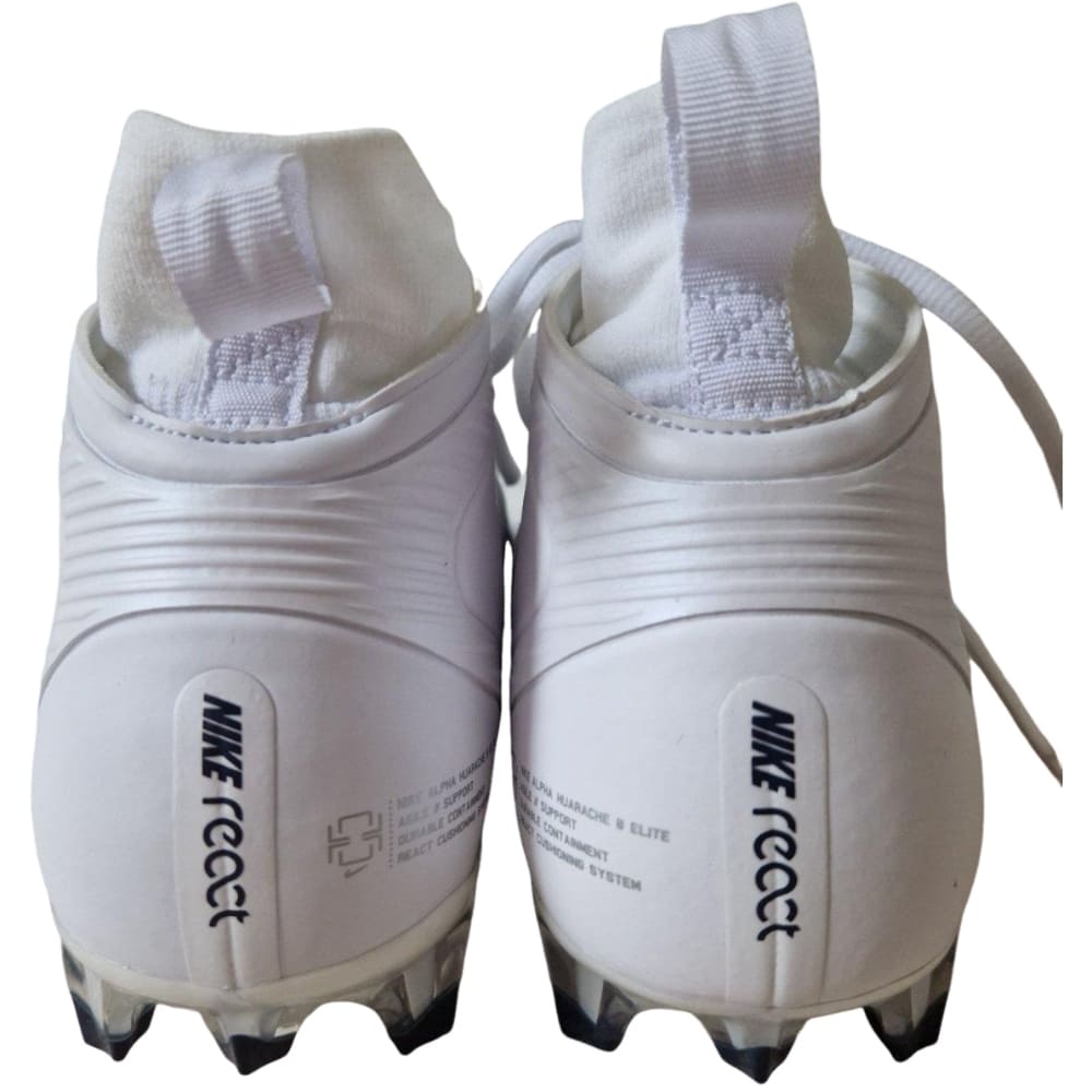 Playmaker Base: American Football Schuhe Nike Alpha Huarache 8 Elite Weiß Produktbild 3